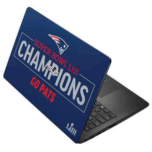 NFL Super Bowl LIII Champions Go Pats Asus X502CA 15.6 Skin