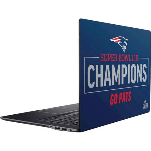 NFL Super Bowl LIII Champions Go Pats Ativ Book 9 (15.6in 2014) Skin