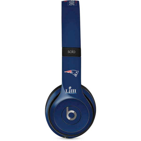 NFL Super Bowl LIII Champions Go Pats Beats Solo 2 Wired Skin