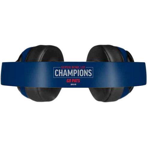 NFL Super Bowl LIII Champions Go Pats Beats Solo Pro Skin