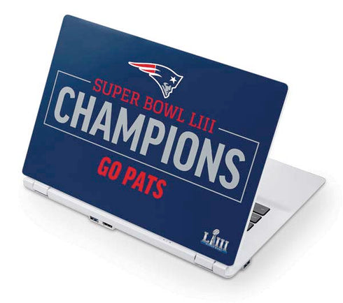NFL Super Bowl LIII Champions Go Pats Acer Chromebook Skin