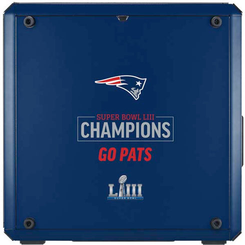 NFL Super Bowl LIII Champions Go Pats Cooler Master MasterBox Q300L Mini Tower Skin