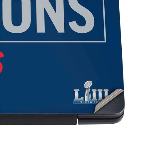 NFL Super Bowl LIII Champions Go Pats Dell Vostro Skin