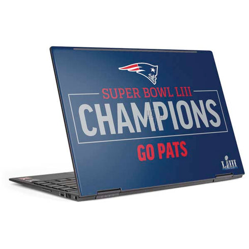 NFL Super Bowl LIII Champions Go Pats HP Envy Skin
