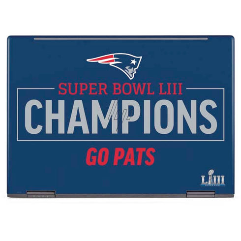 NFL Super Bowl LIII Champions Go Pats HP Envy Skin