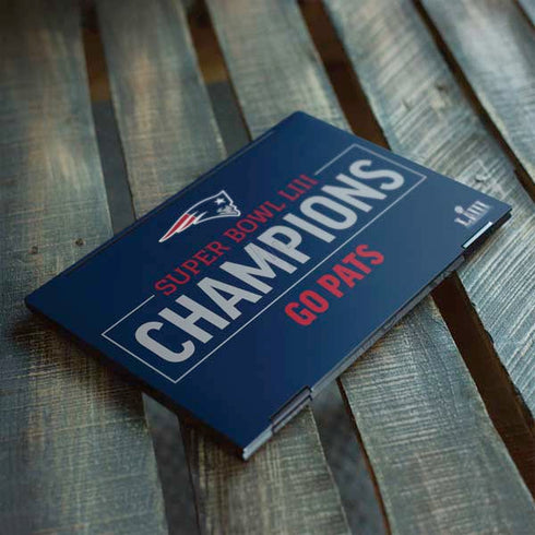 NFL Super Bowl LIII Champions Go Pats HP Envy Skin