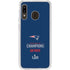 NFL Super Bowl LIII Champions Go Pats Galaxy A20 Clear Case