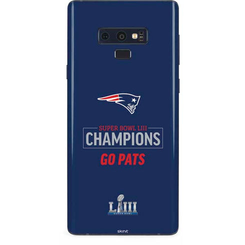 NFL Super Bowl LIII Champions Go Pats Galaxy Note 9 Skin