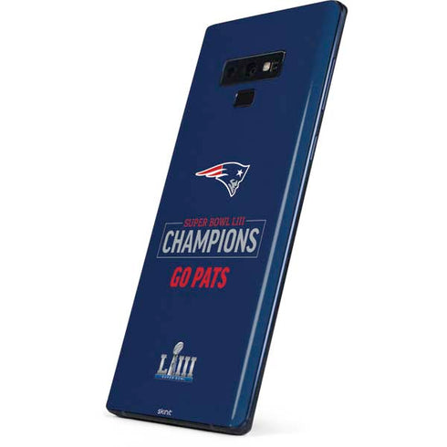 NFL Super Bowl LIII Champions Go Pats Galaxy Note 9 Skin
