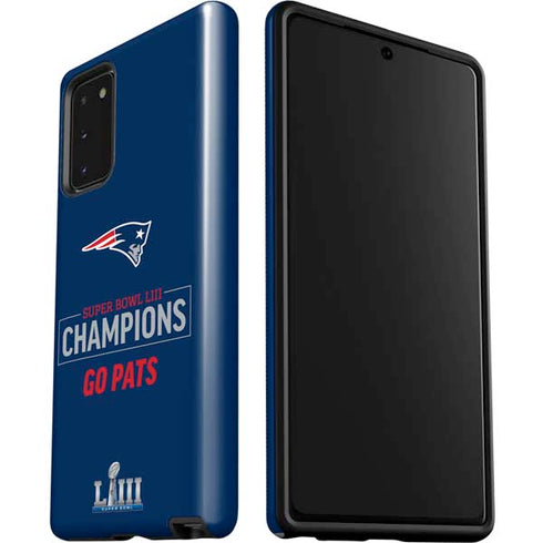 NFL Super Bowl LIII Champions Go Pats Galaxy Note20 5G Pro Case