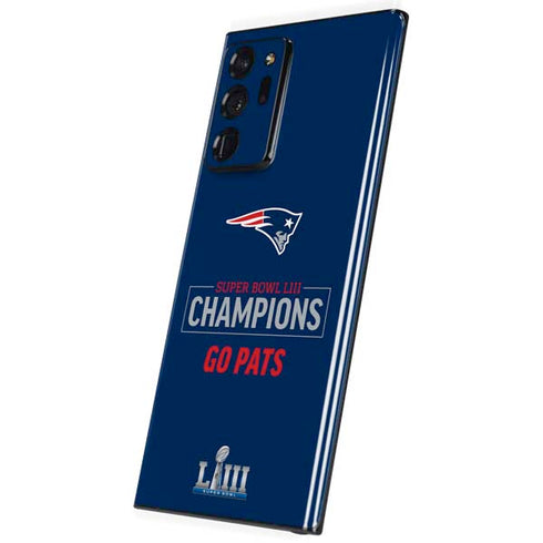 NFL Super Bowl LIII Champions Go Pats Galaxy Note20 Ultra 5G Skin