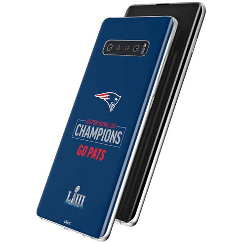 NFL Super Bowl LIII Champions Go Pats Galaxy S10 Plus Skin