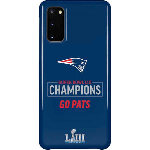 NFL Super Bowl LIII Champions Go Pats Galaxy S20 Lite Case