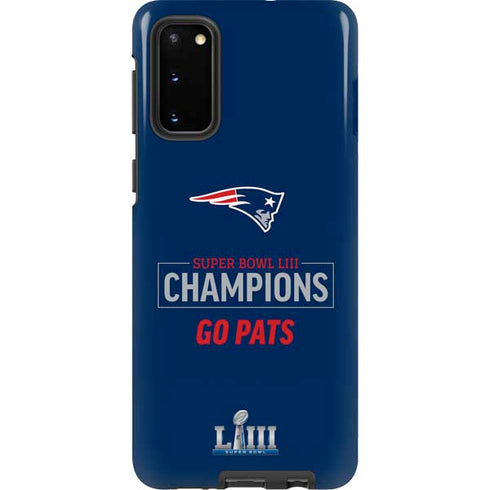NFL Super Bowl LIII Champions Go Pats Galaxy S20 Pro Case