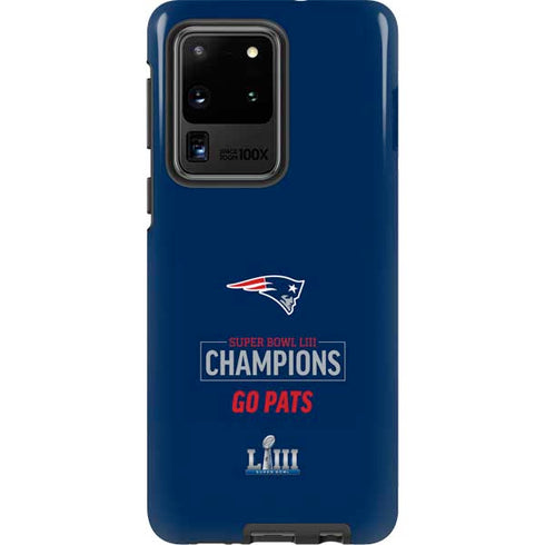 NFL Super Bowl LIII Champions Go Pats Galaxy S20 Ultra 5G Pro Case