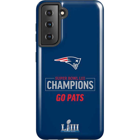 NFL Super Bowl LIII Champions Go Pats Galaxy S21 5G Pro Case
