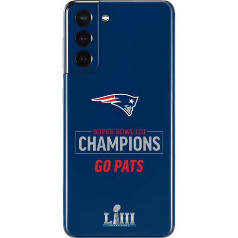 NFL Super Bowl LIII Champions Go Pats Galaxy S21 5G Skin