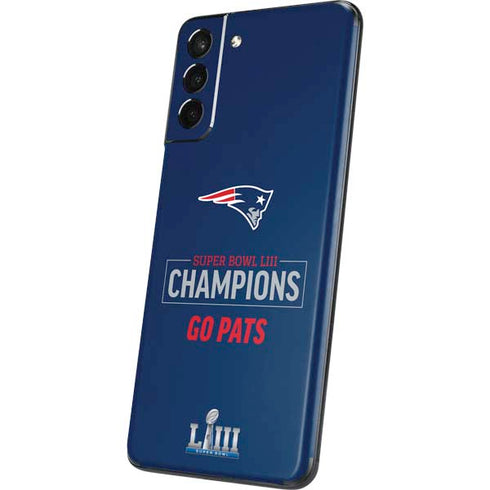 NFL Super Bowl LIII Champions Go Pats Galaxy S21 5G Skin