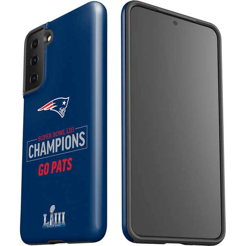 NFL Super Bowl LIII Champions Go Pats Galaxy S21 FE Pro Case