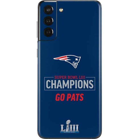 NFL Super Bowl LIII Champions Go Pats Galaxy S21 Plus 5G Skin