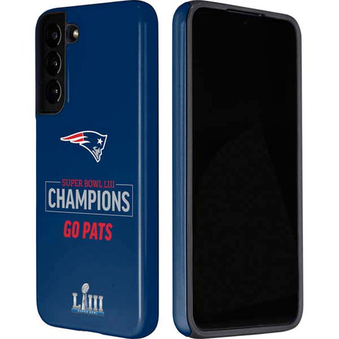NFL Super Bowl LIII Champions Go Pats Galaxy S22 Plus Pro Case