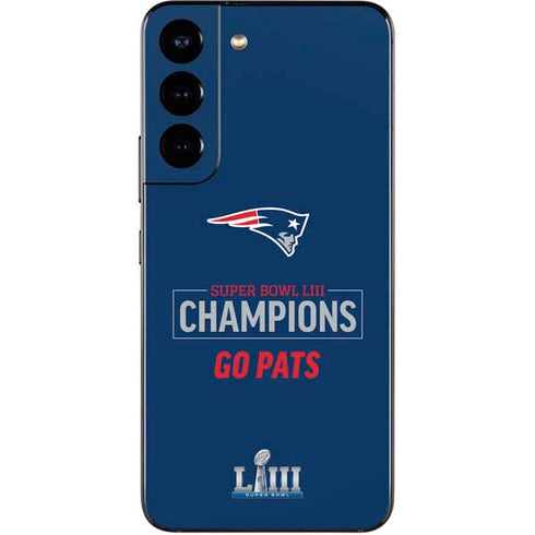 NFL Super Bowl LIII Champions Go Pats Galaxy S22 Skin
