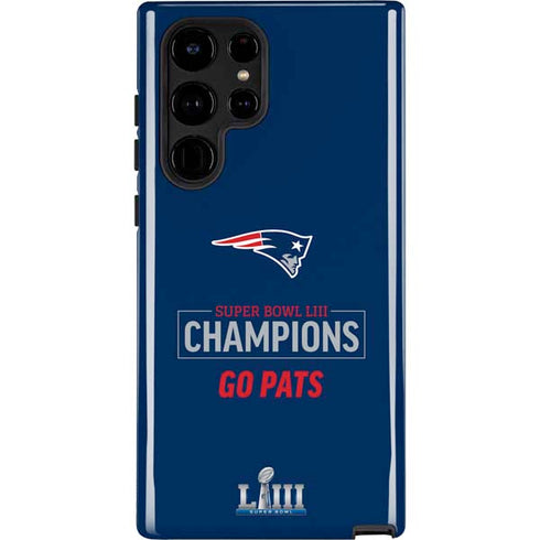 NFL Super Bowl LIII Champions Go Pats Galaxy S22 Ultra Pro Case