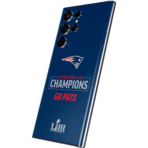 NFL Super Bowl LIII Champions Go Pats Galaxy S22 Ultra Skin