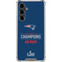 NFL Super Bowl LIII Champions Go Pats Galaxy S23 FE Clear Case