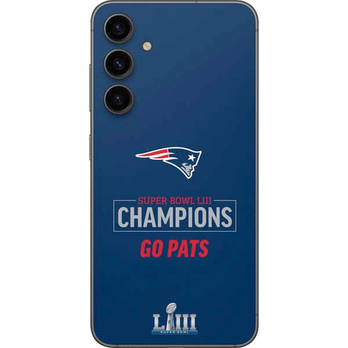 NFL Super Bowl LIII Champions Go Pats Galaxy S23 FE Skin