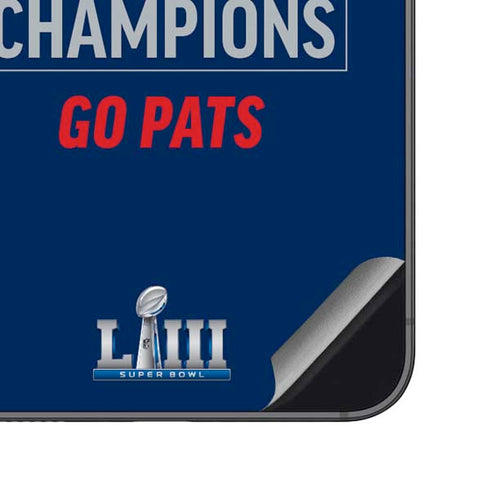 NFL Super Bowl LIII Champions Go Pats Galaxy S23 FE Skin