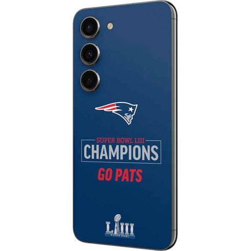 NFL Super Bowl LIII Champions Go Pats Galaxy S23 Skin