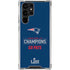 NFL Super Bowl LIII Champions Go Pats Galaxy S23 Ultra Clear Case
