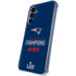 NFL Super Bowl LIII Champions Go Pats Galaxy S24 Clear Case