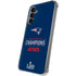 NFL Super Bowl LIII Champions Go Pats Galaxy S24 Plus Clear Case