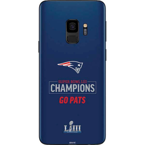 NFL Super Bowl LIII Champions Go Pats Galaxy S9 Skin