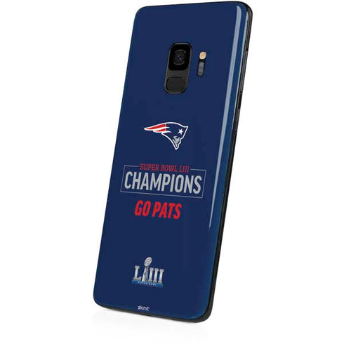 NFL Super Bowl LIII Champions Go Pats Galaxy S9 Skin
