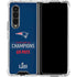 NFL Super Bowl LIII Champions Go Pats Galaxy Z Fold4 5G Clear Case
