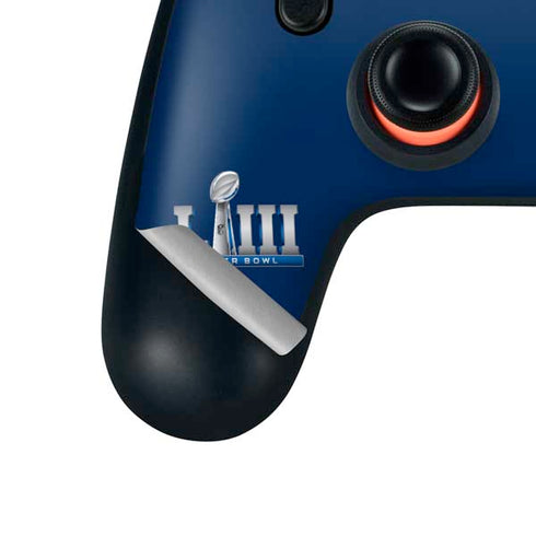 NFL Super Bowl LIII Champions Go Pats Google Stadia Controller Skin