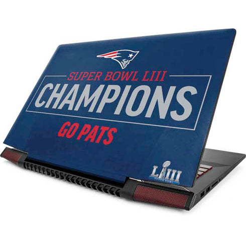 NFL Super Bowl LIII Champions Go Pats Lenovo IdeaPad Skin