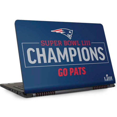 NFL Super Bowl LIII Champions Go Pats Dell Inspiron Skin