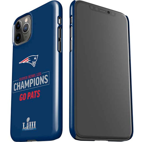 NFL Super Bowl LIII Champions Go Pats iPhone 11 Pro Lite Case