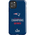 NFL Super Bowl LIII Champions Go Pats iPhone 11 Pro Max Impact Case