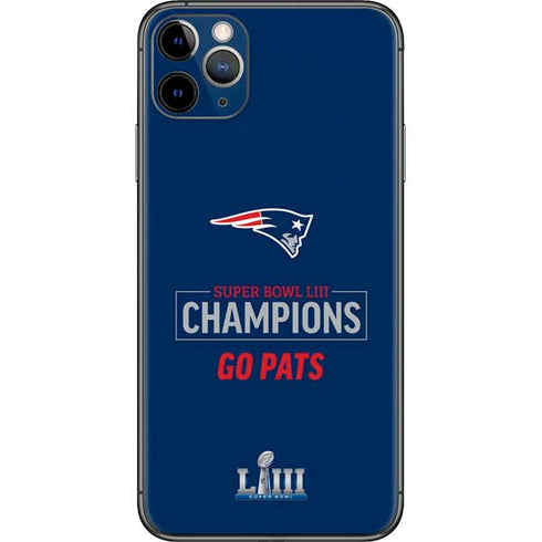 NFL Super Bowl LIII Champions Go Pats iPhone 11 Pro Max Skin