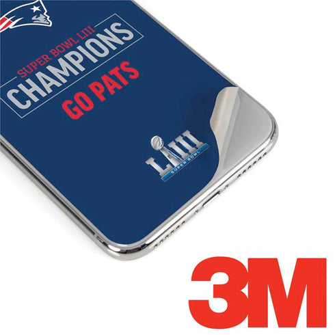 NFL Super Bowl LIII Champions Go Pats iPhone 11 Pro Skin