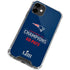 NFL Super Bowl LIII Champions Go Pats iPhone 12 Clear Case