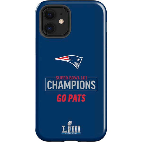 NFL Super Bowl LIII Champions Go Pats iPhone 12 Impact Case