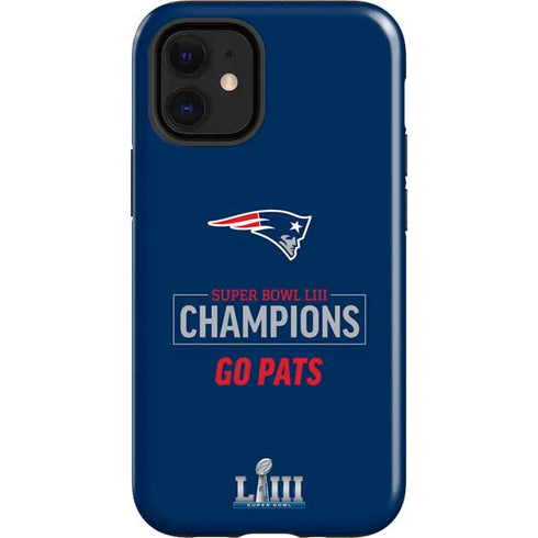 NFL Super Bowl LIII Champions Go Pats iPhone 12 Mini Impact Case