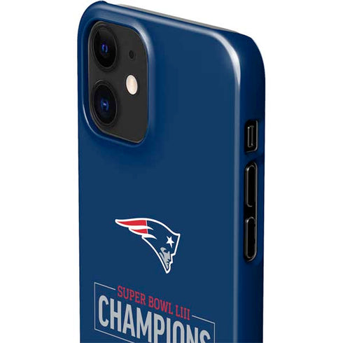 NFL Super Bowl LIII Champions Go Pats iPhone 12 Mini Lite Case