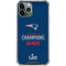 NFL Super Bowl LIII Champions Go Pats iPhone 12 Pro Max Clear Case